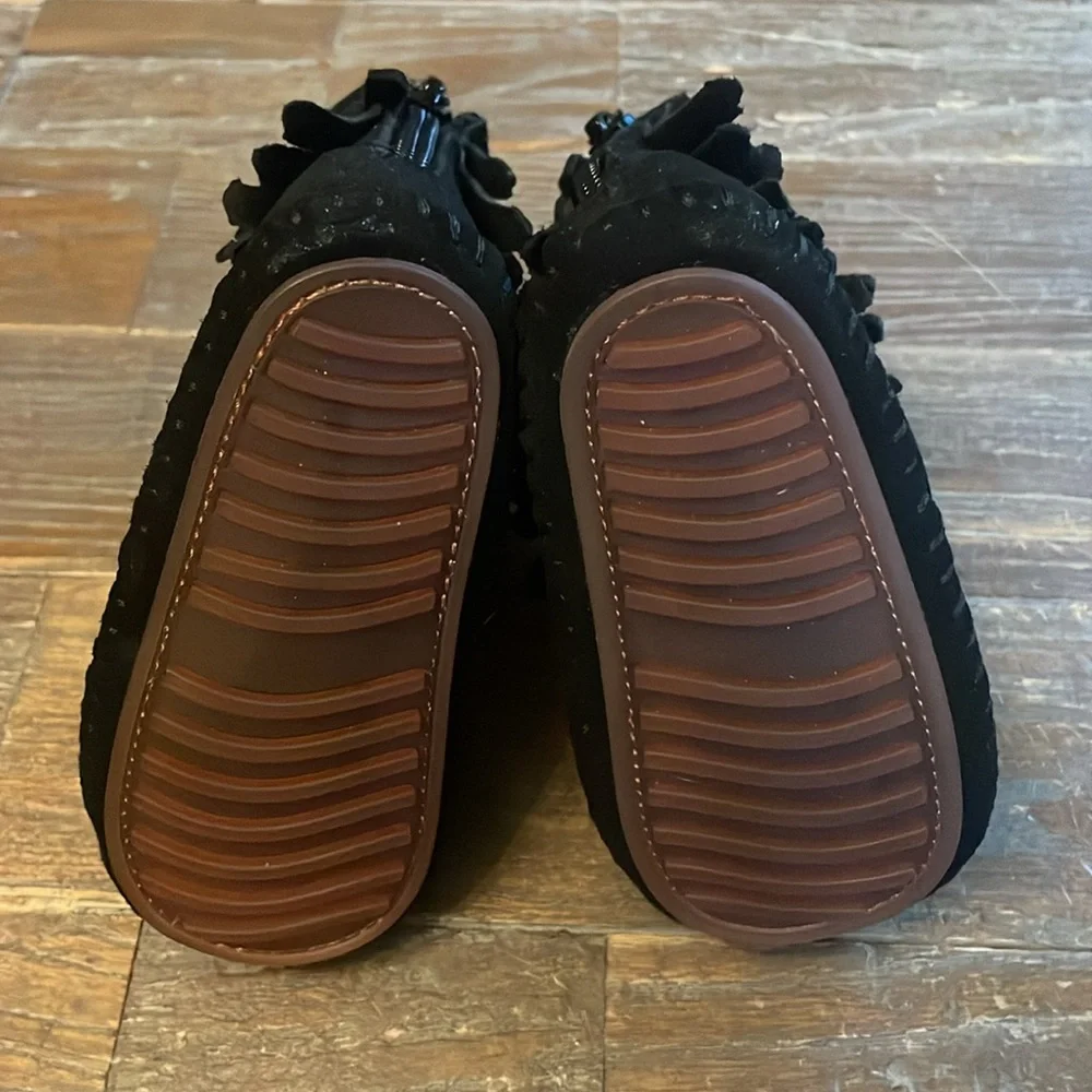 Little Love Bug Black Suede Cozy Boots🖤